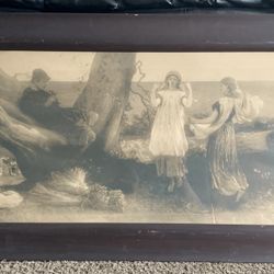 Vintage Framed 19th Century Chromolithograph
