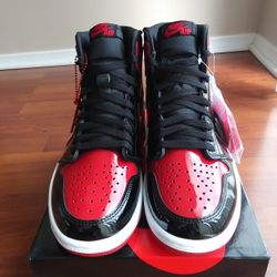 Nike Air Jordan I 1 High OG "Patent Bred" Sz 9.5