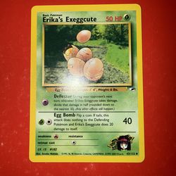 ERIKA’S TANGELA 79/132 - Gym Heroes - VINTAGE WOTC Pokemon Card - LP