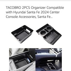 Brand New 2024 Hyundai Santa Fe Center Council Organizer/Cupholder.