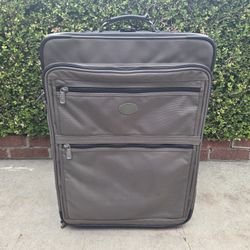 Kirkland Signature 29” Large Checked Luggage Cordura Ballistic Nylon Lexan Polycarbonate Suitcase w/ Suit Bag & Lock