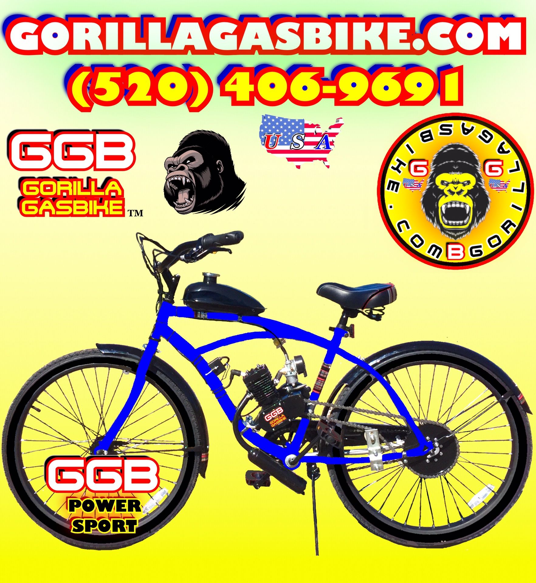 FSBO I have a new 2-stroke DIY motorized bike system with 26" bike starting at $299.99 firm