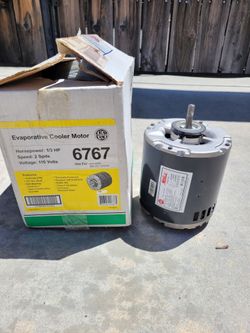 Evaporative cooler motor 1/3 HP 2 speeds