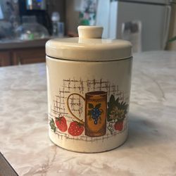Vintage Metal Canister 