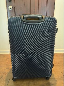 Blue Diversity suitcase with lock from Japan