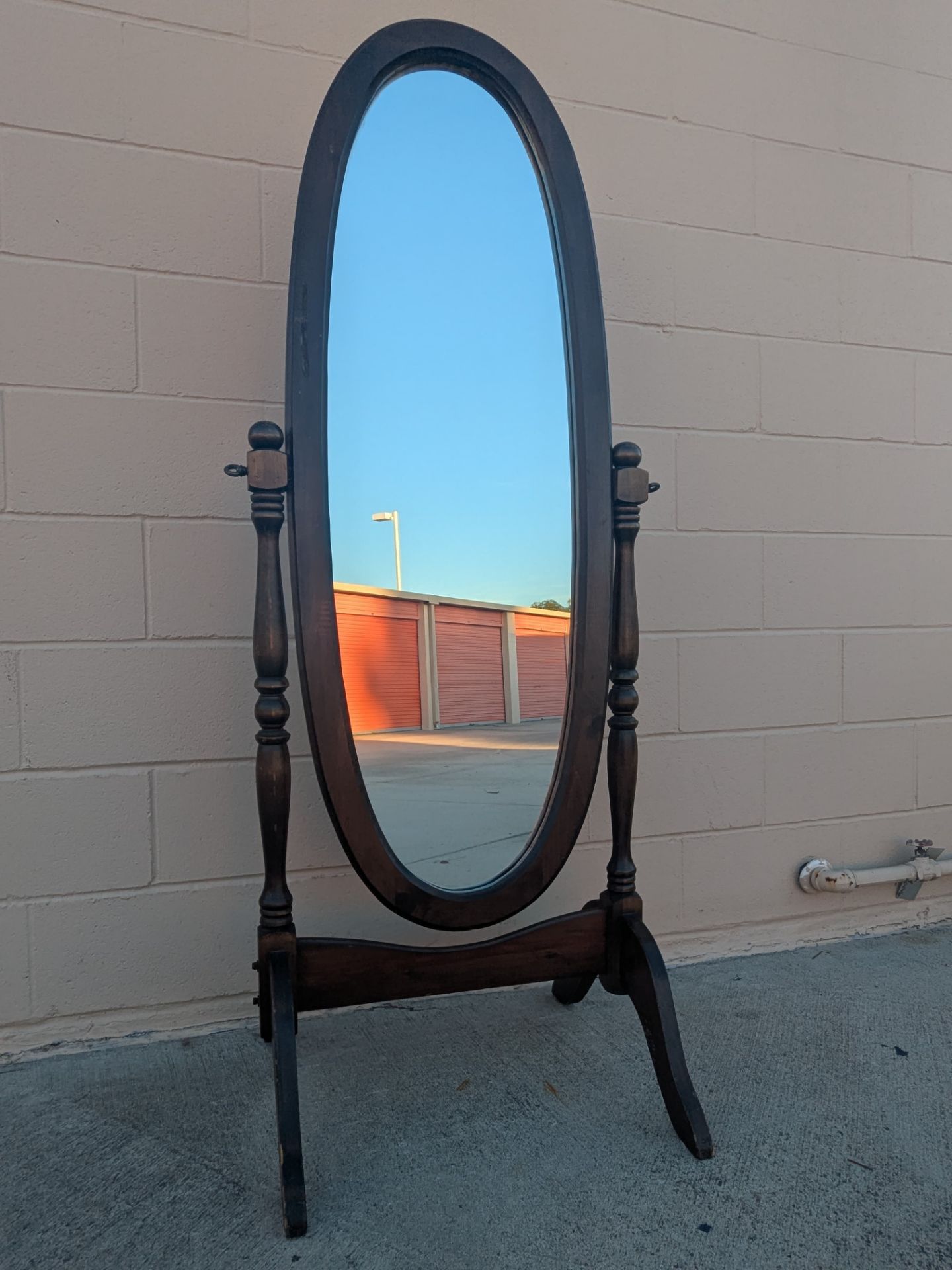 Vintage floor mirror