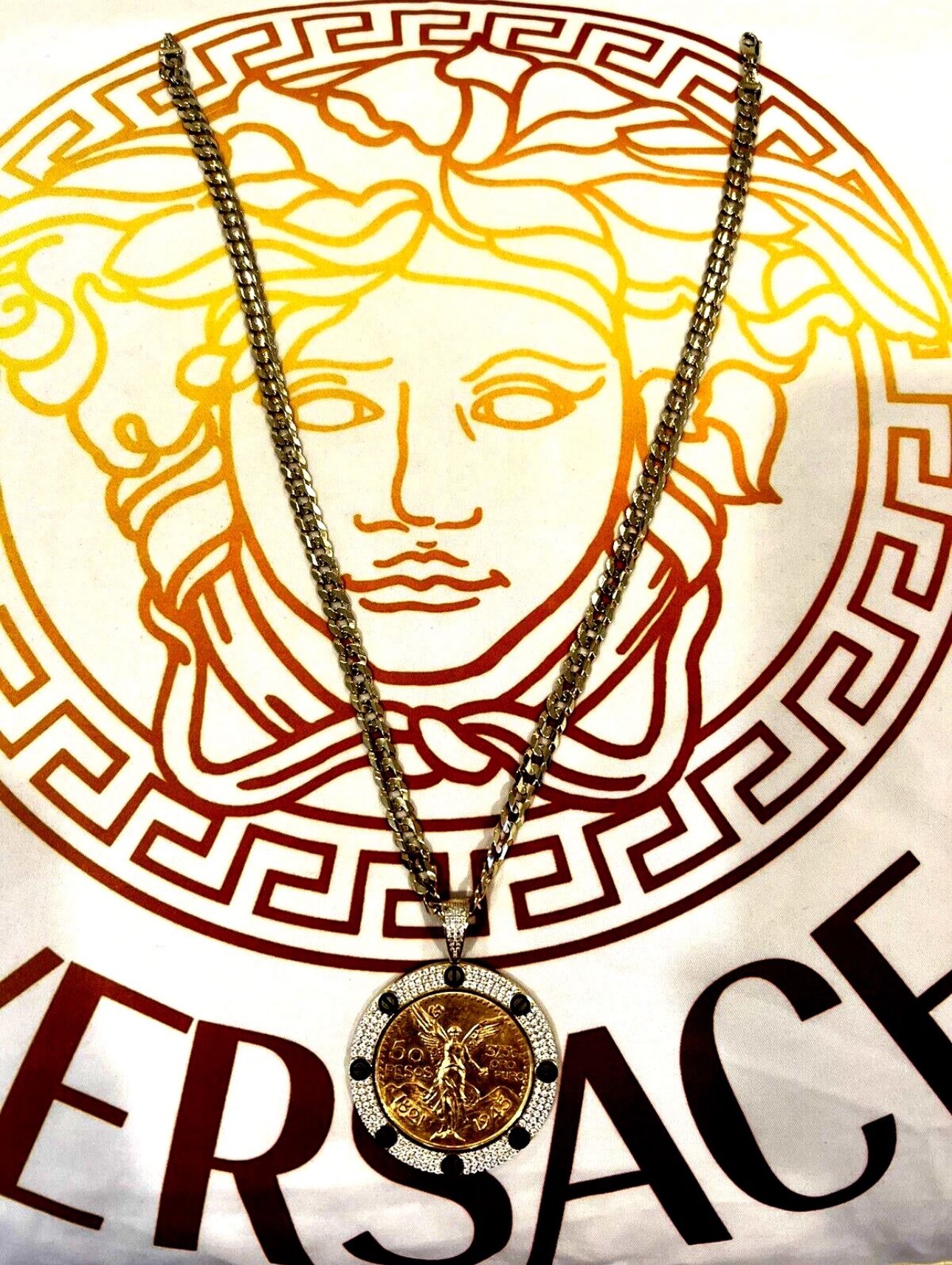 14kt Solid Gold Chain & Pendant