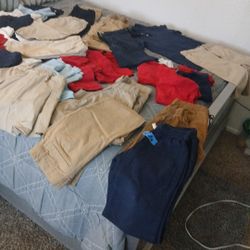 kids uniforms sizes 6...8...10...12...14 ....used but nice