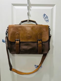Brand Men's Briefcase Leather Business Laptop Handbag Vintage Korea Office Tote A4 Messenger Bag For Men Crossbody Shoulder Bag