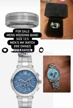 Men’s MK watch & wedding band