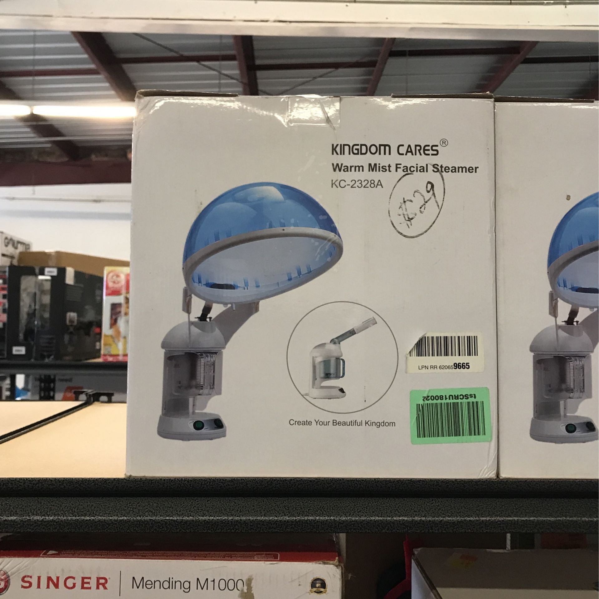 Warm Mist Facial Steamer. KINGDOM CARES.