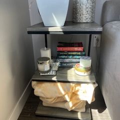Grey End Table