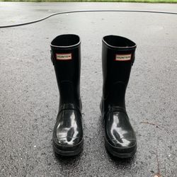 Hunter Rain Boots Black Size 8