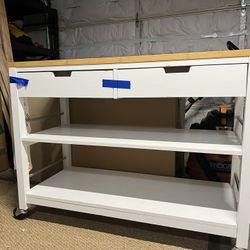 Kitchen Island, Coffee Station