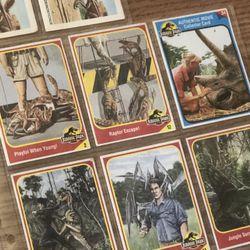 Does Anyone Collect These Jurassic Park And Dinosaur Cards 