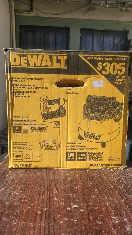 DeWALT Nailer And Compressor/Clavadora Y Compresor