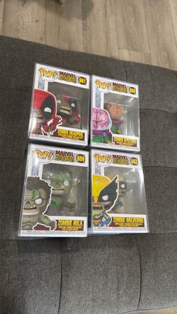 Funko Pop Marvel Zombies Bundle with Protector