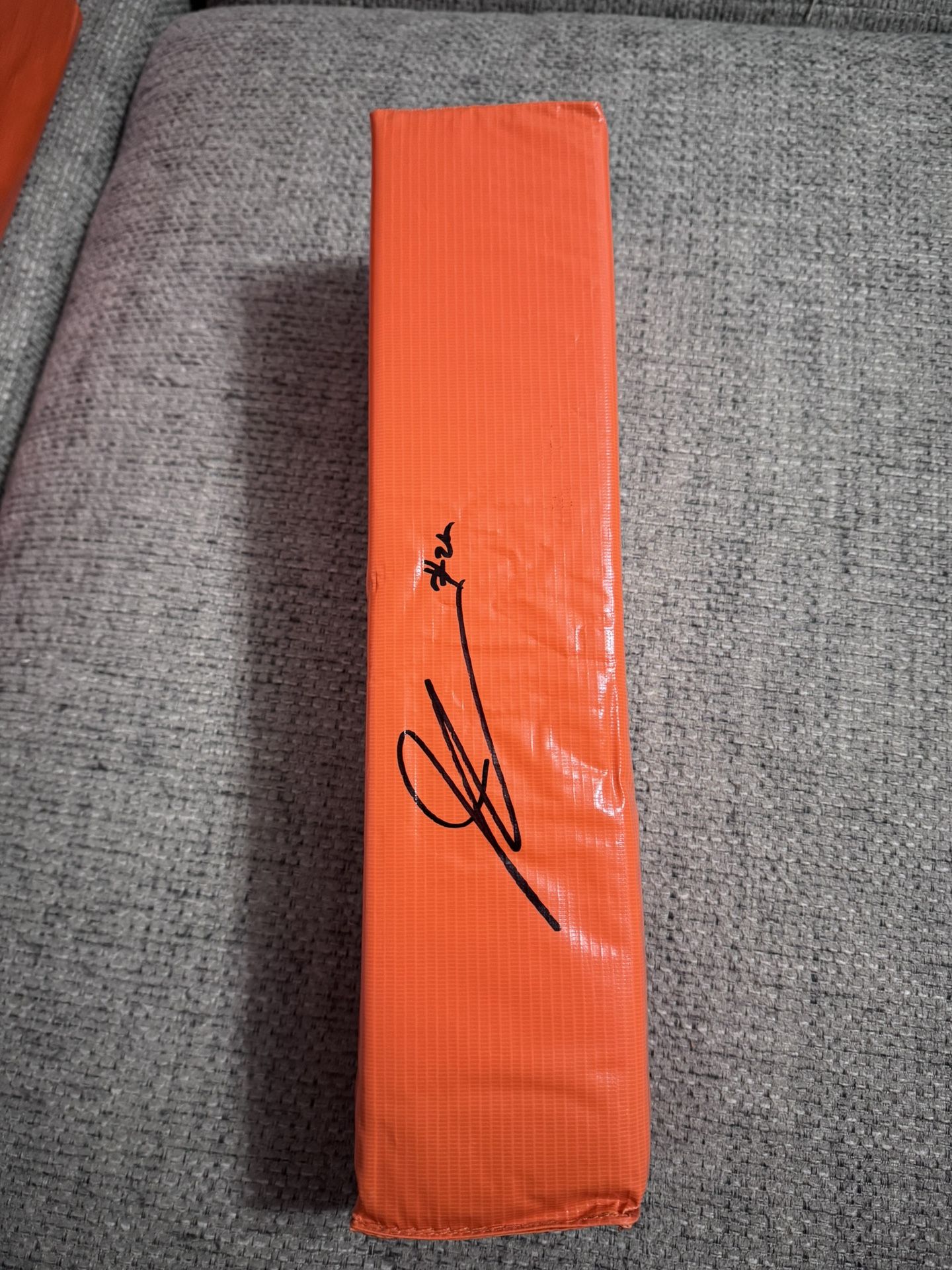 Junior Colson Signed Autograph End Zone Pylon - Beckett Coa - La Chargers