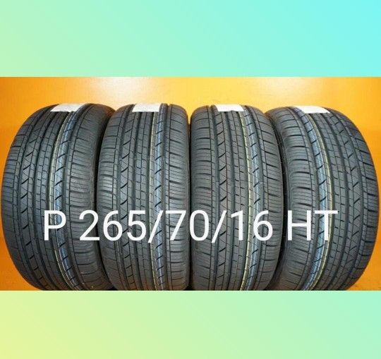 4 New Tires  265/70/16  $ 480  Llantas Nuevas