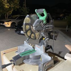 12” Hitachi Dual Bevel Miter Saw
