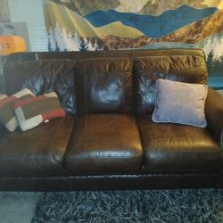 Leather Couch 