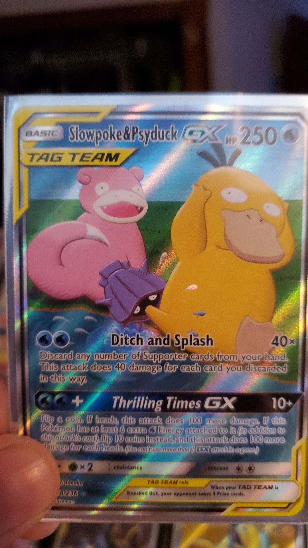 Slowpoke & Psyduck Pokemon Card