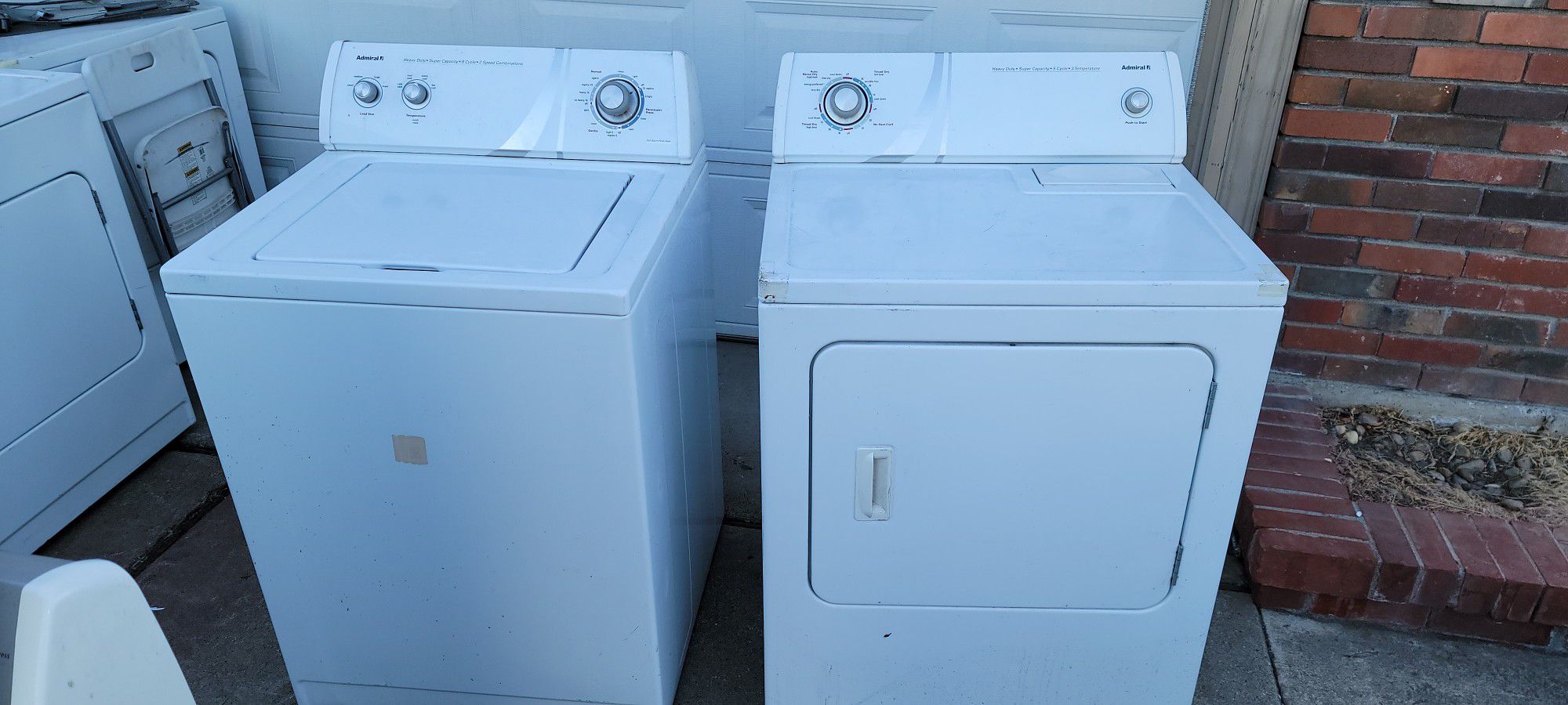 Matching Washer And Dryer Set 