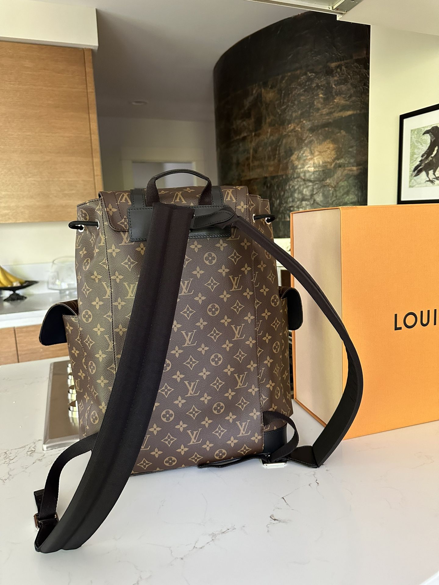 Authentic Louis Vuitton Lockme Backpack Marine Blue Color . Bought £1890 In  London 2019. Still Very Good Condition for Sale in Tacoma, WA - OfferUp