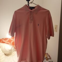 Men's Ralph Lauren Polo Size Medium Pink