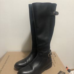 Cole Haan Women's Chesley Water Resistant Boot Black/Quilted W23008 Size 9B