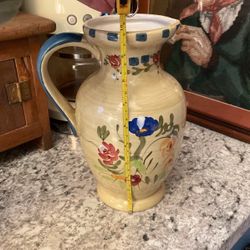 Floral Pitcher