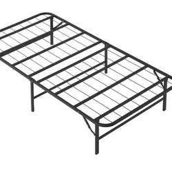 Black Foldable Twin Bed Frame