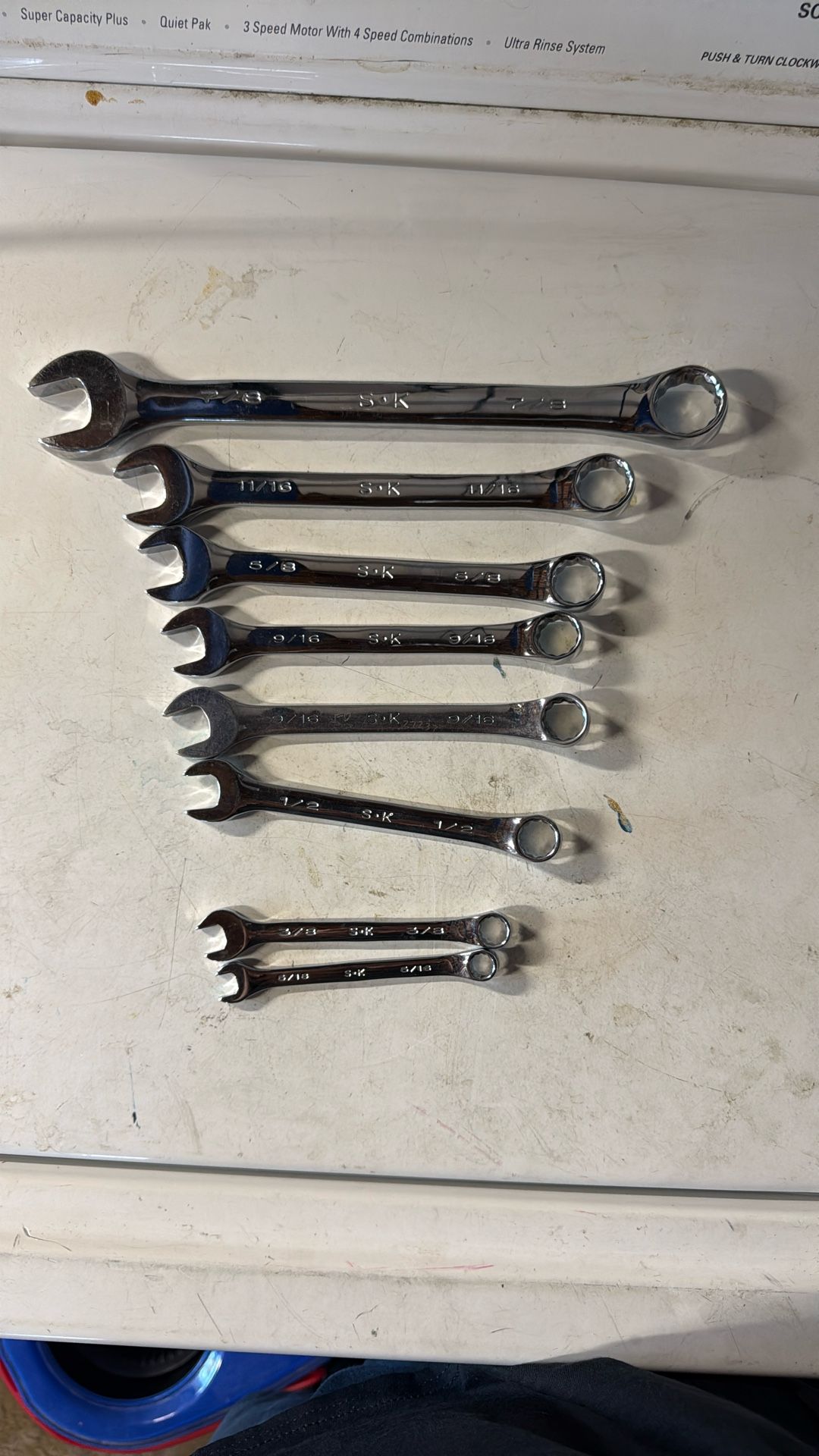 Sk Sae Wrench Set Made In YUSA