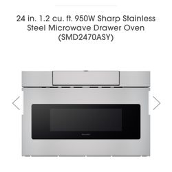 🔥 Sharp 24” Microwave Drawer – Like New! 🔥