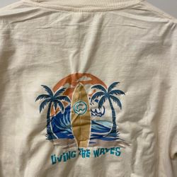 Surf T-shirt medium RVCA Birdwell beach bad Stussy