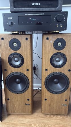 Vintage Infinity Reference Four Floor Speakers w/ EMIT-R Tweeters – Pair