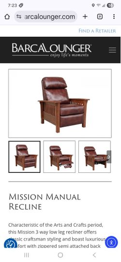 Mission Style Barcalounge Reclining Chair