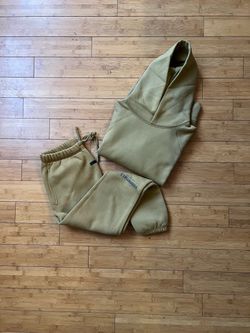 Fear of God x Essentials Hoodie and Sweatpants Set - Amber (S/M)