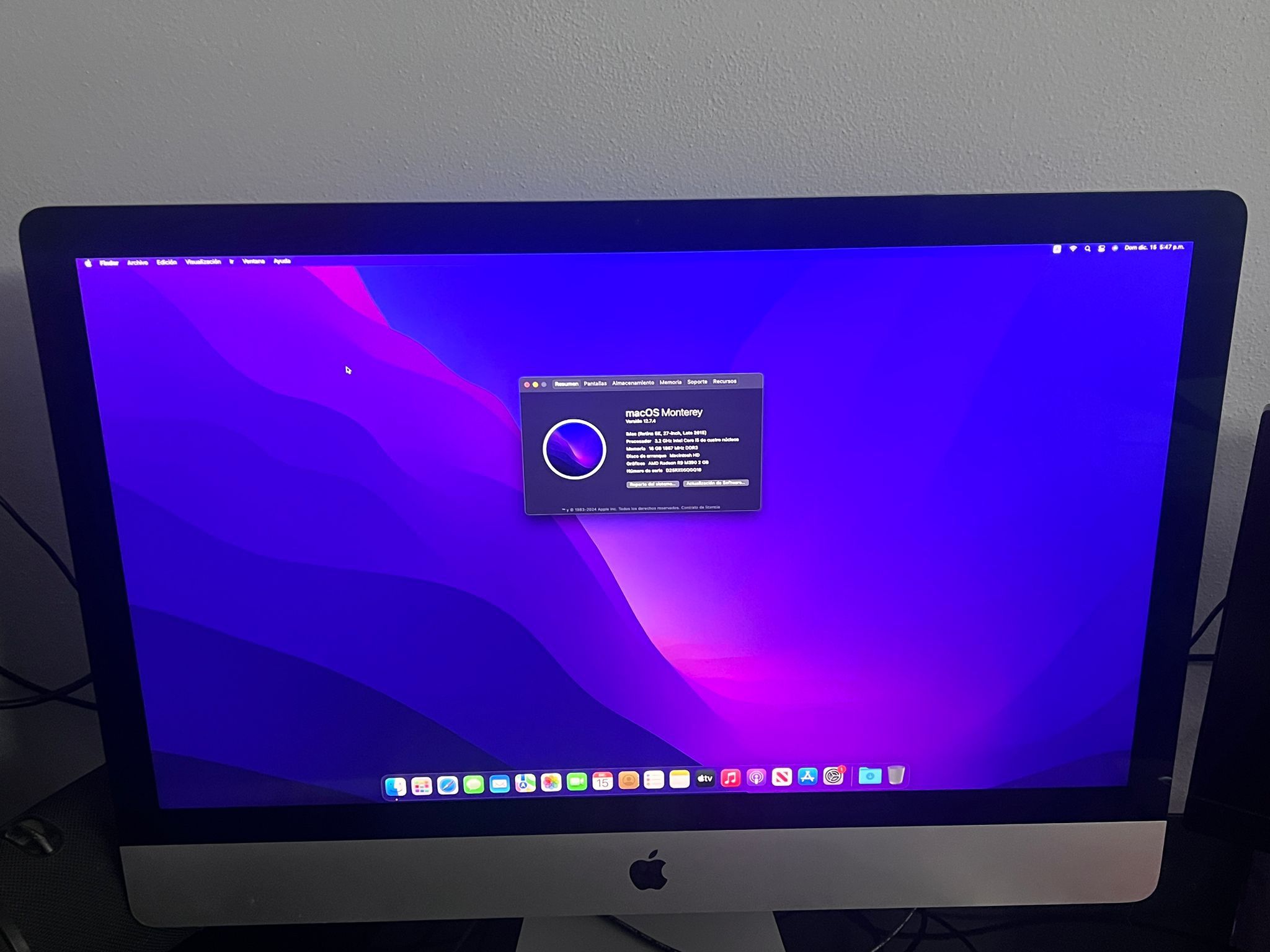 iMac Apple Computer 27 pulgadas For Sale