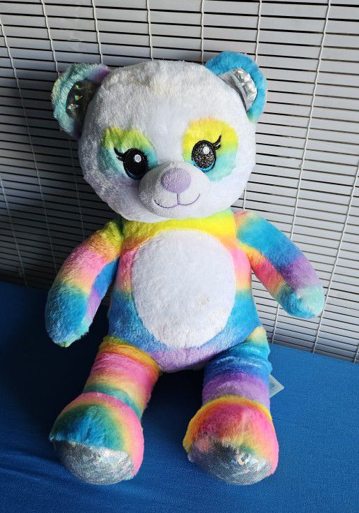 Build-a-Bear Work Shop Rainbow Pride Teddy Bear Plush
