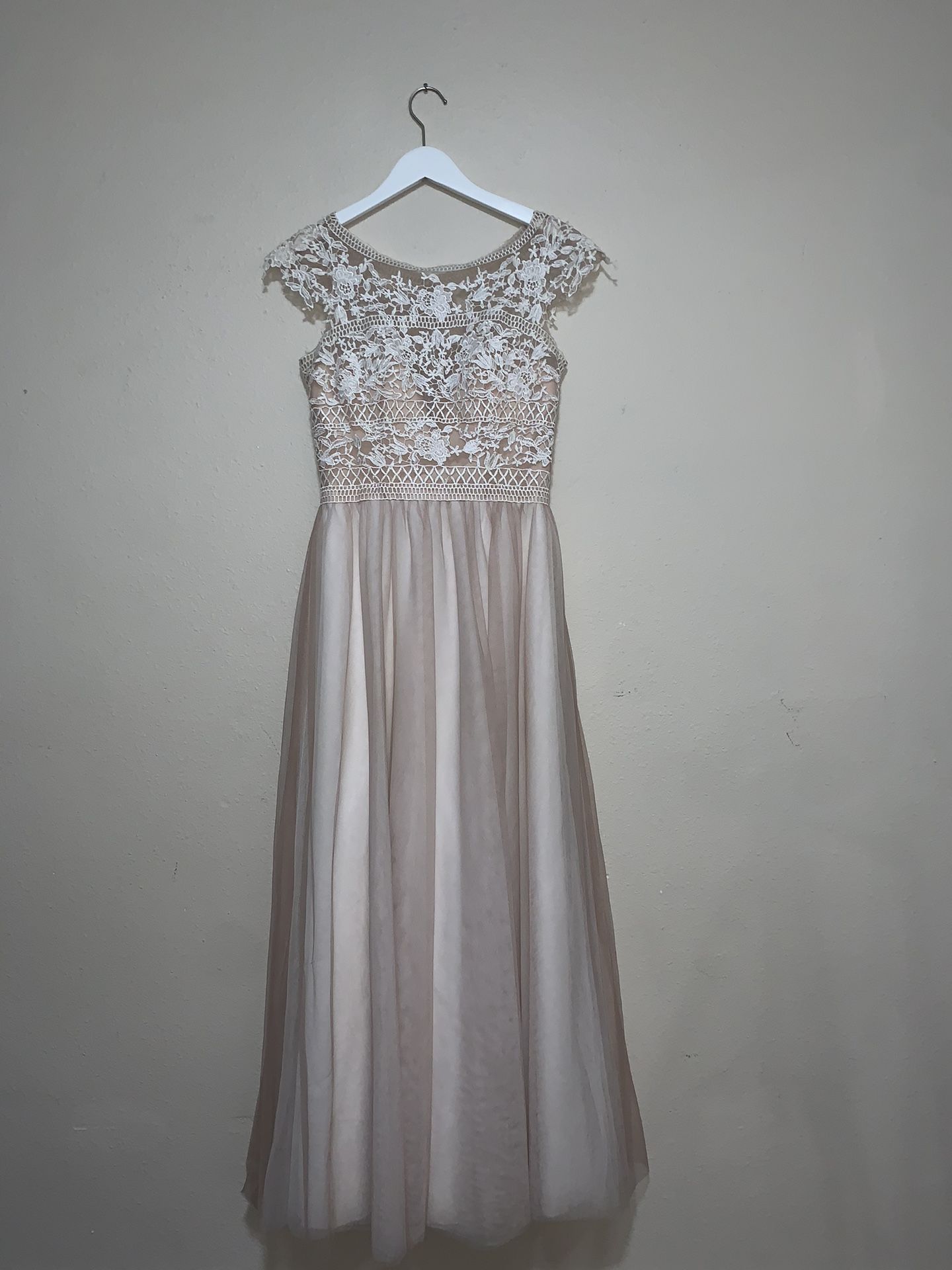 Camille La Vie Light Pink Floor Length Gown