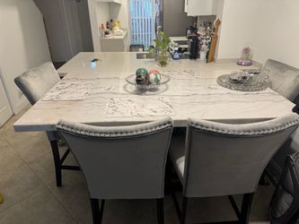 High Top Dining Table Set