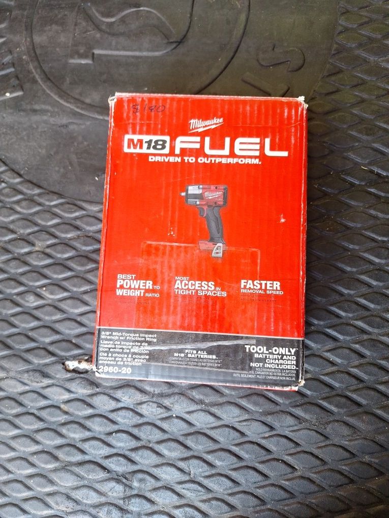 3/8 Mid Torque  Impact Wrench W/ Friction Ring ( Tool-Only)