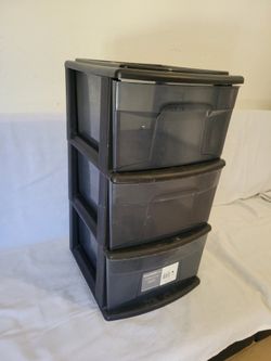 Essential Home 3-drawer storage cart