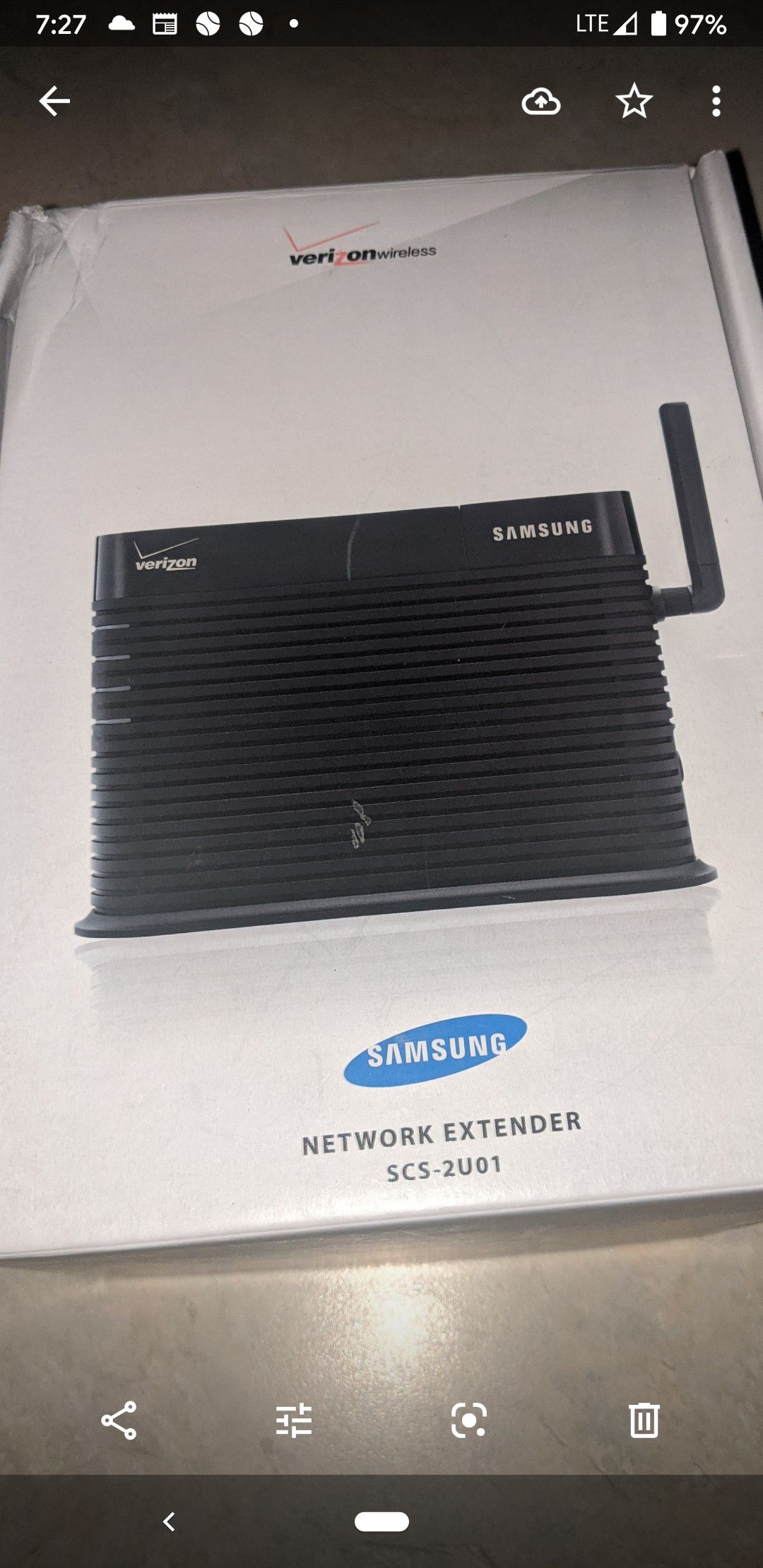 NEW Samsung verizon network extender SCS 2U01