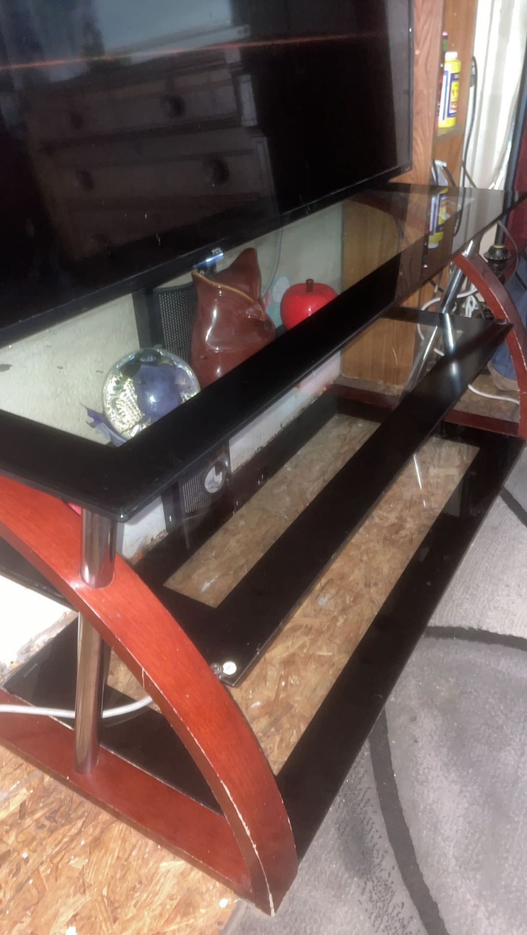 Glass TV Stand 