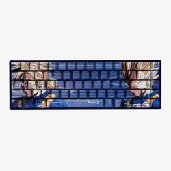 Higround x Dragon Ball Z DBZ Lineage Trunks/ Vegeta Basecamp 65HE Keyboard!