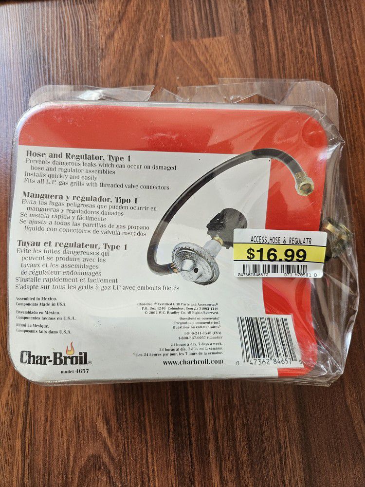 Char Broil Replacement Hose And Regulator