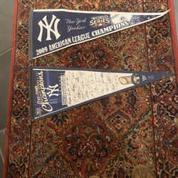 New York Yankees Championship World Series Felt Pennants
