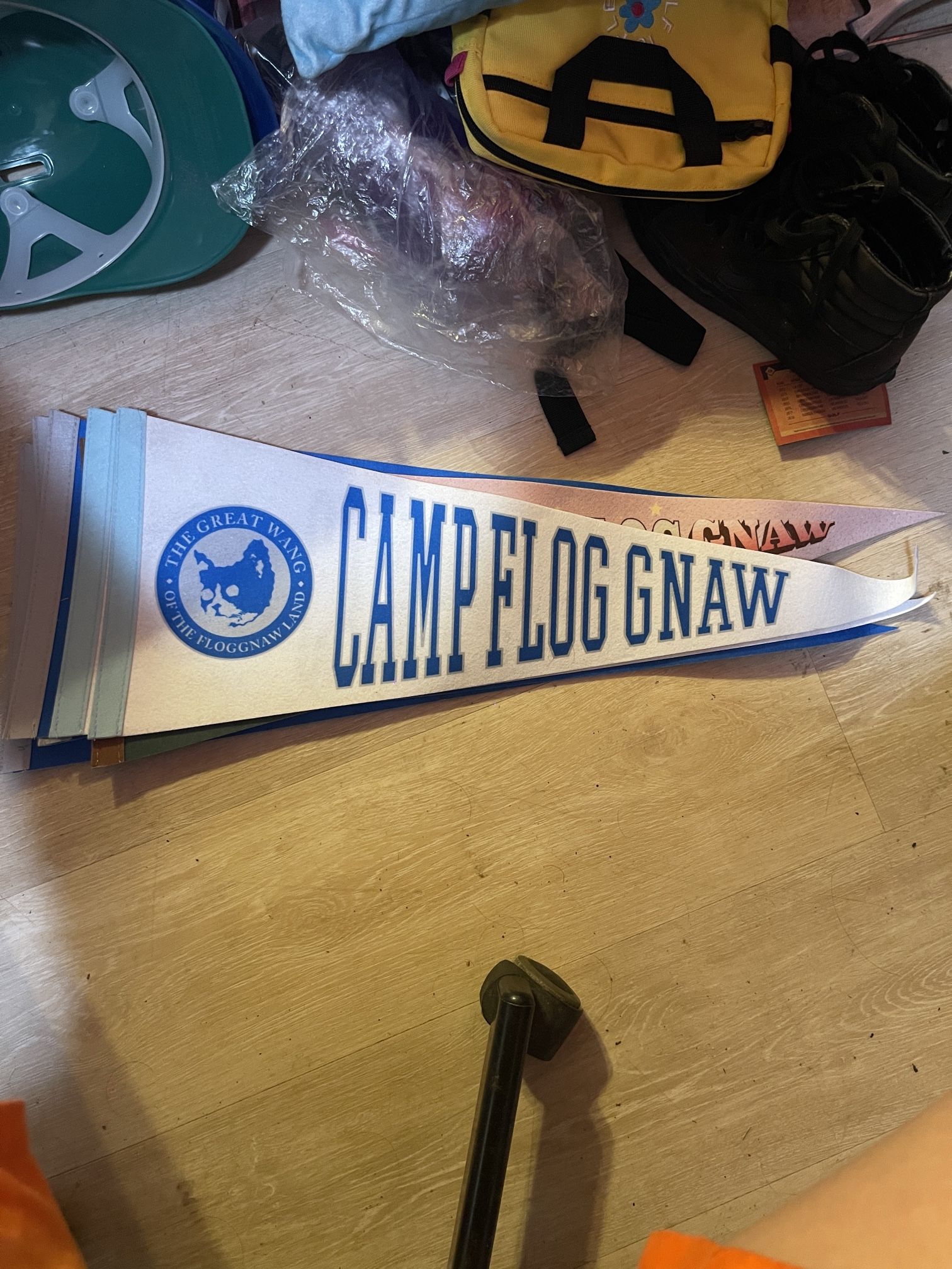 flag pennant cfg camp flog gnaw golf wang tyler the creator